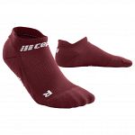 CEP No Show Socks 4.0 Dark Red