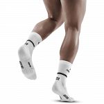 CEP Mid Cut Socks 4.0 White