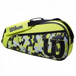 Wilson Junior Racketbag 3R Wild Lime / Gray / Black