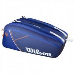 Wilson Roland Garros Super Tour Thermobag 15R Blue / White / Clay