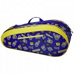 Wilson Minions 3.0 Team Racketbag 6R Blue / Yellow