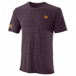 Wilson Kaos Rapide Crew Men's T-Shirt Brown