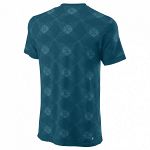 Wilson Power Seamless Henley III Blue Coral / White