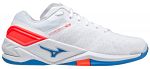 Mizuno Wave Stealth NEO White / Ignition Red / French Blue