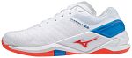 Mizuno Wave Stealth NEO White / Ignition Red / French Blue