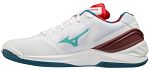 Mizuno Wave Stealth NEO White / High Visibility / Maroccan Blue