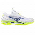 Mizuno Wave Stealth 6 White / Lightning Yellow / Dazzlin