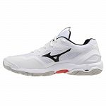 Mizuno Wave Stealth 6 White / Black / Fiery Red
