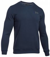 Under Armour Rival Solid Fitted Crew Blue