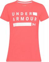 Under Armour Threadborne Graphic Twist Short Sleeve Pink
