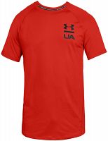 Under Armour MK1 Short Sleeve Logo Graphic Red