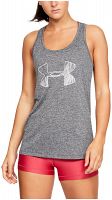 Under Armour Tech Tank Graphic Gray