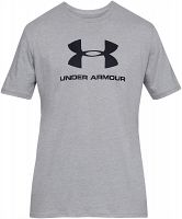 Under Armour Sportstyle Logo Short Sleeve Grey