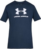 Under Armour Sportstyle Logo Short Sleeve Navy