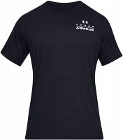 Under Armour UA Stacked Left Chest Short Sleeve Black
