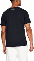 Under Armour UA Stacked Left Chest Short Sleeve Black