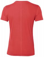 Asics Silver Short Sleeve Top Classic Red