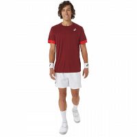 ASICS Court SS Top Beet Juice / Classic Red