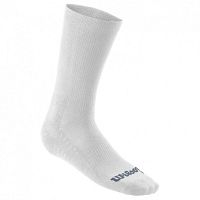 Wilson Rush Pro Crew Socks 1P White / Gray