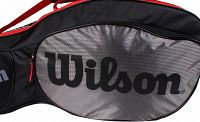 Wilson Team III 3Pack Bag Black Grey
