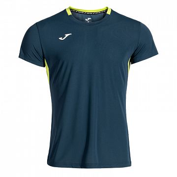 Joma Smash SS Tee Navy Blue / Lime