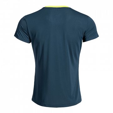 Joma Smash SS Tee Navy Blue / Lime