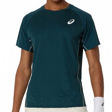 ASICS Match Actibreeze SS Top Saxon Green