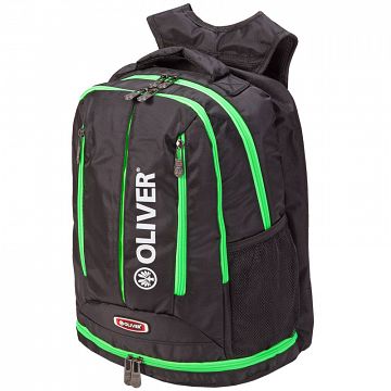 Oliver TS Backpack Black / Green