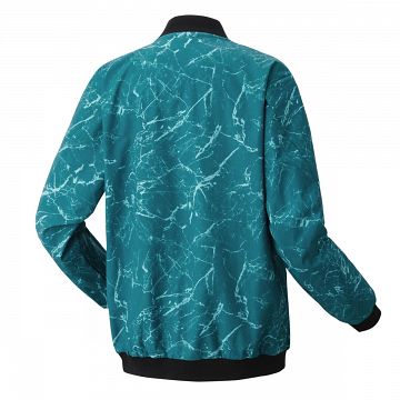 Yonex 0041 Warm-Up Club Hoodie Blue Green