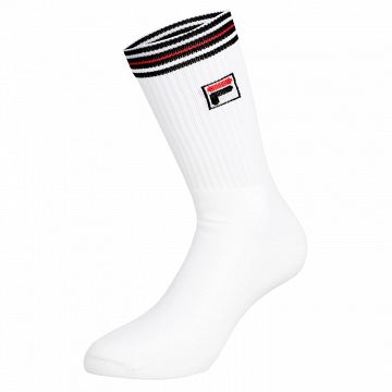 FILA Heritage Sport Socks 1P White