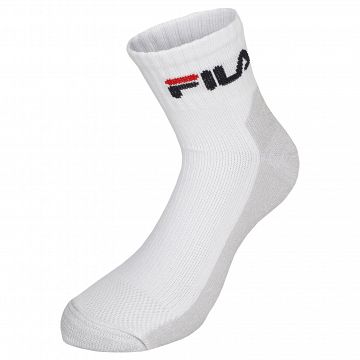 FILA Quarter Sport Socks 1P White