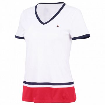 FILA T-Shirt Elisabeth White / Red