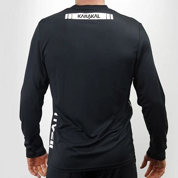 Karakal Active Long Sleeve Tee Black