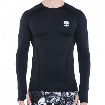 Hydrogen Second Skin Mesh Long Sleeve Black