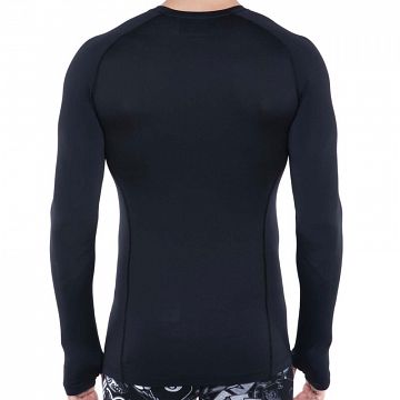 Hydrogen Second Skin Mesh Long Sleeve Black