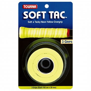 Tourna Grip Soft Tac 3Pack Neon Yellow