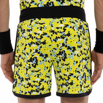 Hydrogen Camo Pixel Tech Shorts Yellow