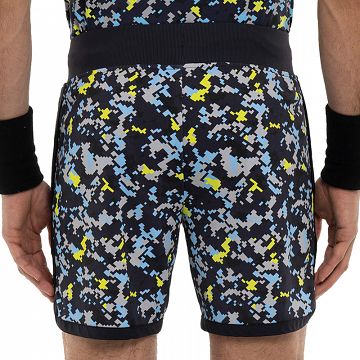 Hydrogen Camo Pixel Tech Shorts Blue / Yellow