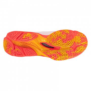 Mizuno Wave Lightning Z8 Mid White / Fiery Coral / Citrus