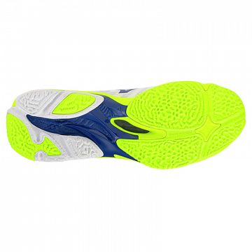 Mizuno Wave Lightning Elite White / Lightning Yellow / Dazzling Blue