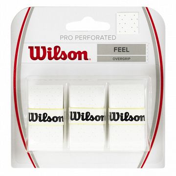 Wilson Pro Perforated Overgrip 3-Pack White