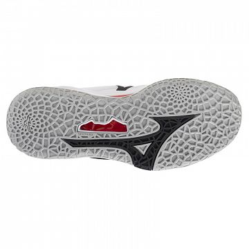 Mizuno Wave Stealth Neo 2 White / Black / Fiery Red