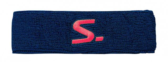 Salming Knitted Headband Navy / Coral
