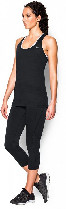 Under Armour Tech Tank Solid Black