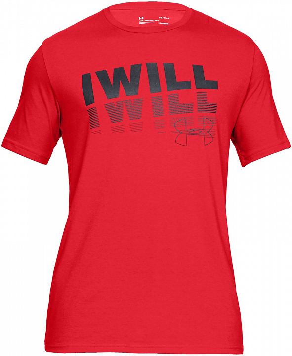 Under Armour UA I Will 2.0 Short Sleeve Red