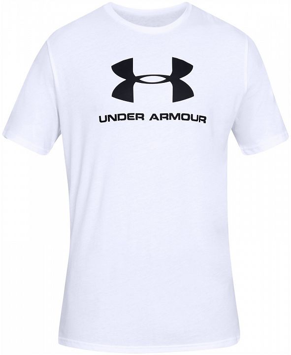 Under Armour Sportstyle Logo Short Sleeve White