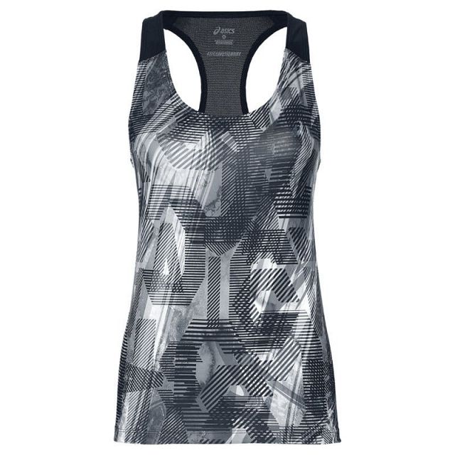 ASICS Fitted GPX Tank Gray / White