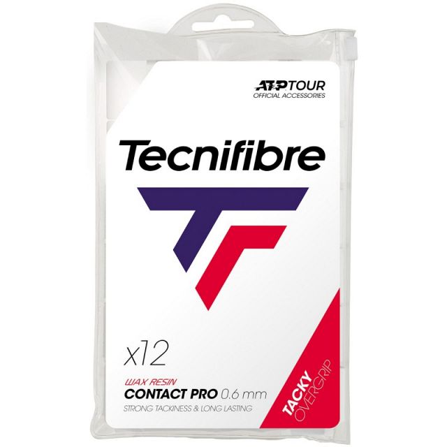 Tecnifibre Contact Pro 12Pack White