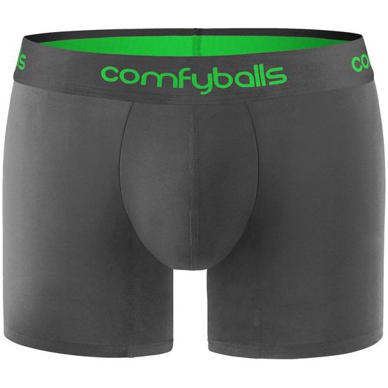 Comfyballs Long Performance Charcoal / Viper Green