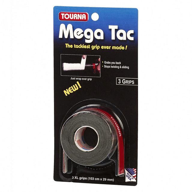 Tourna Mega Tac 3Pack Black